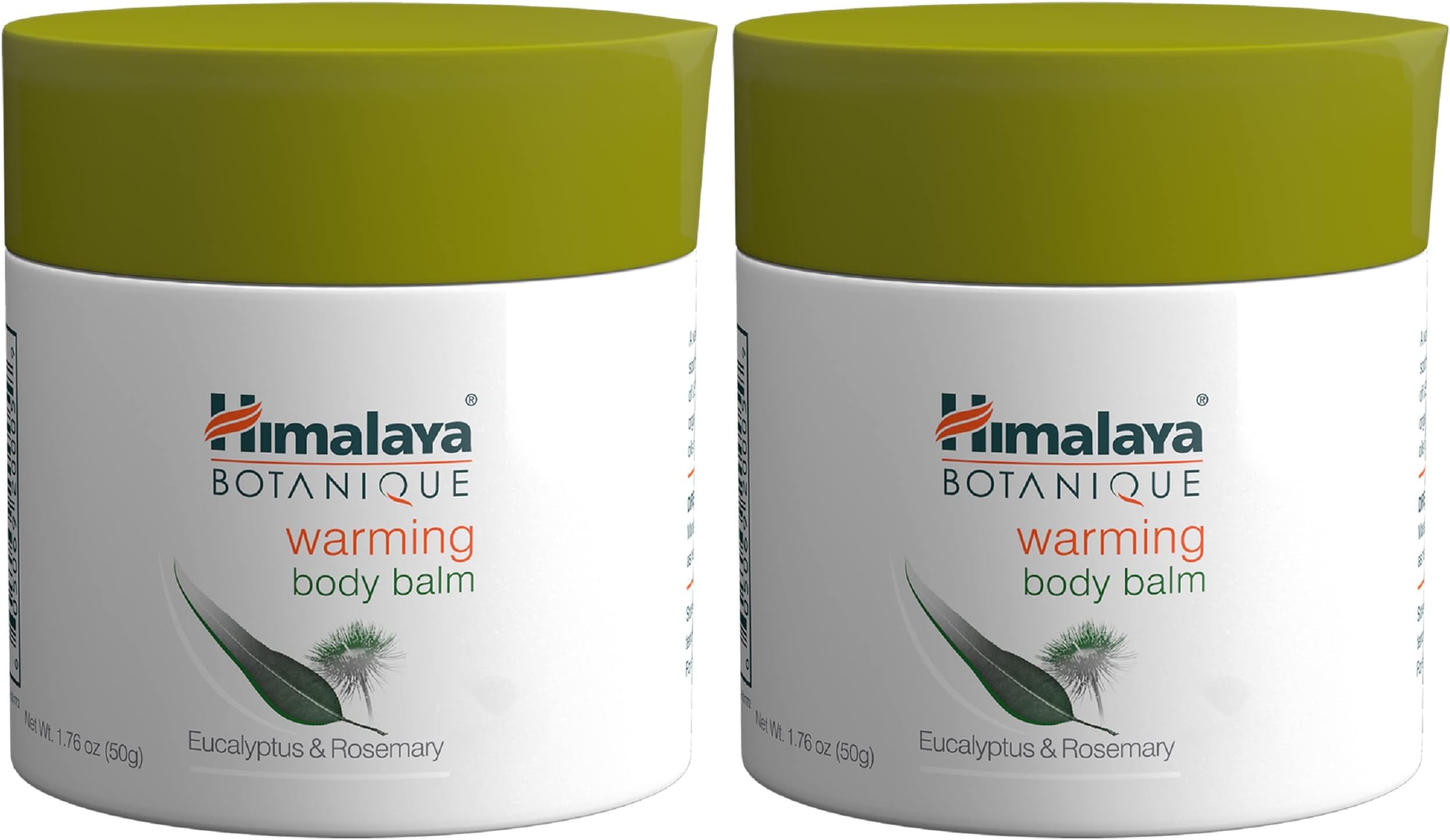 Himalaya Botanique Warming Body Balm for Relaxation, Provides Long Lasting Comfort, 1.76 oz, 2 Pack
