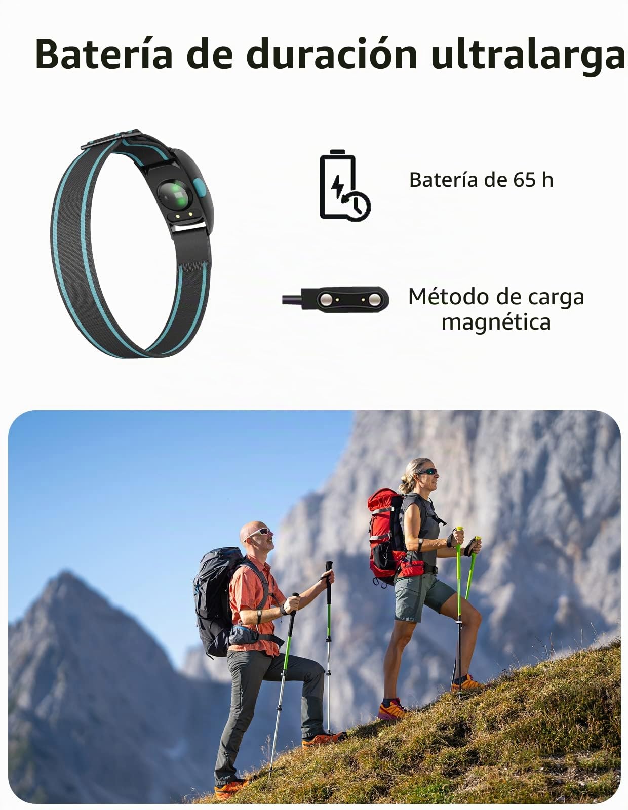 iGPSPORT HR70 Monitor de Ritmo Cardíaco Brazalete Impermeable Bluetooth Ant+