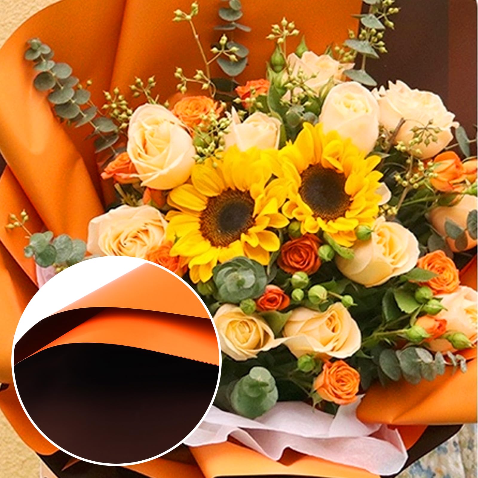 Yellow Wrapping Paper Roll – 15x300 Inch Craft Paper – 110 GSM Bulk Paper For Gift Wrap, Arts, Bulletin Boards, Posters - View #12