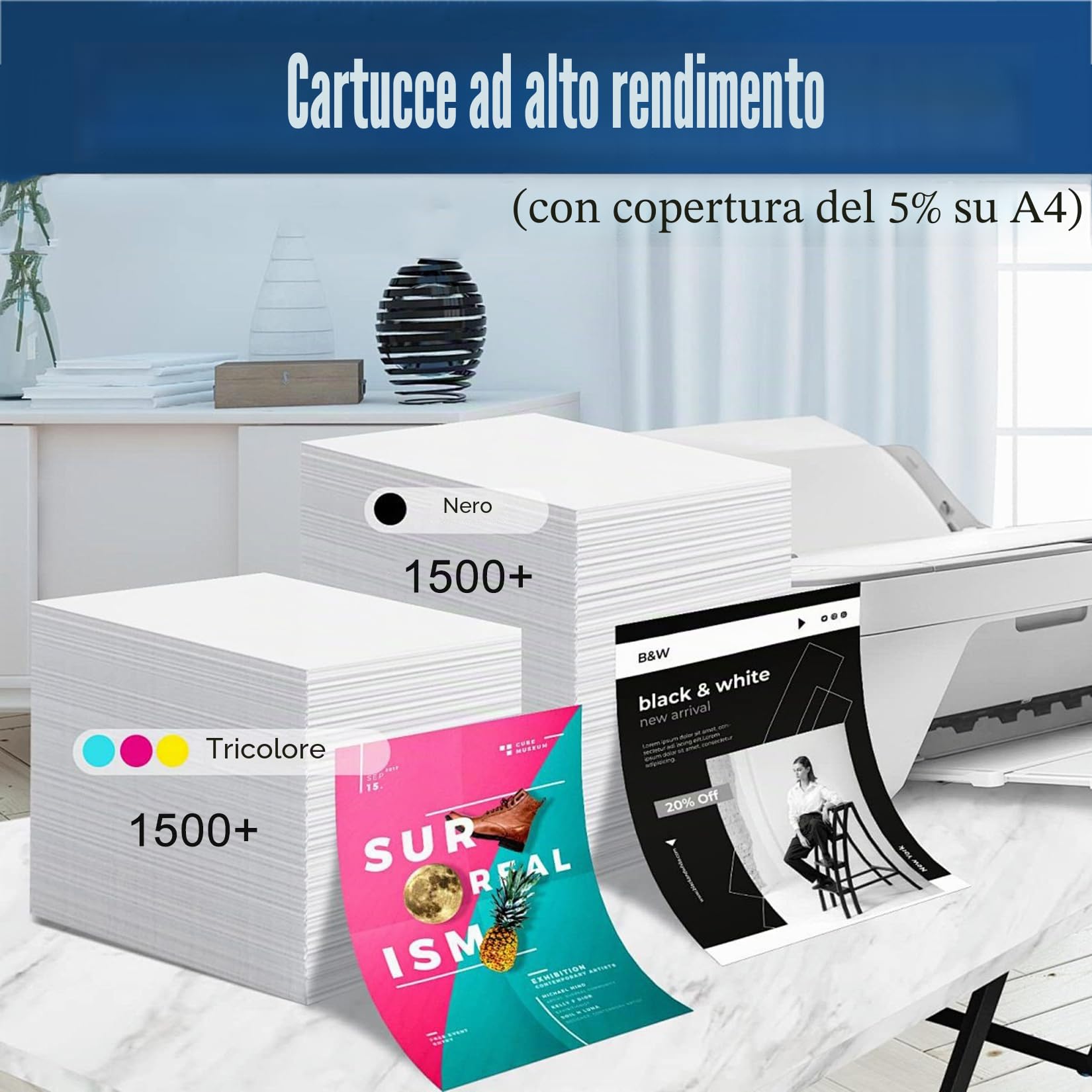 ULUCAN Cartuccia Toner Compatibile Senza Chip per Xerox C230 C235 Cartuccia Toner Ad Alta capacità A 4 Colori Sostituzione per Xerox C230 C235, Accessori per Stampanti,4 Colors-4 Pack