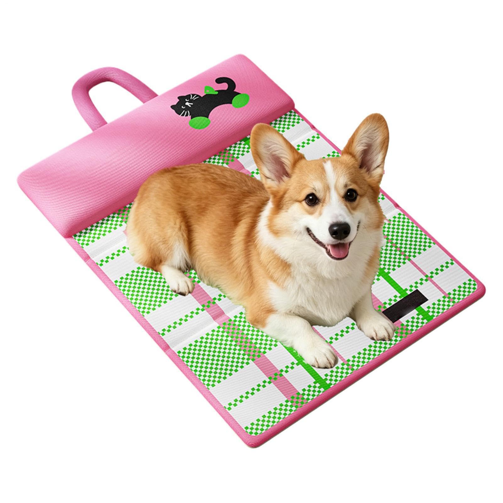 Tapis rafraîchissant pour chien respirant idéal au salon ou patio