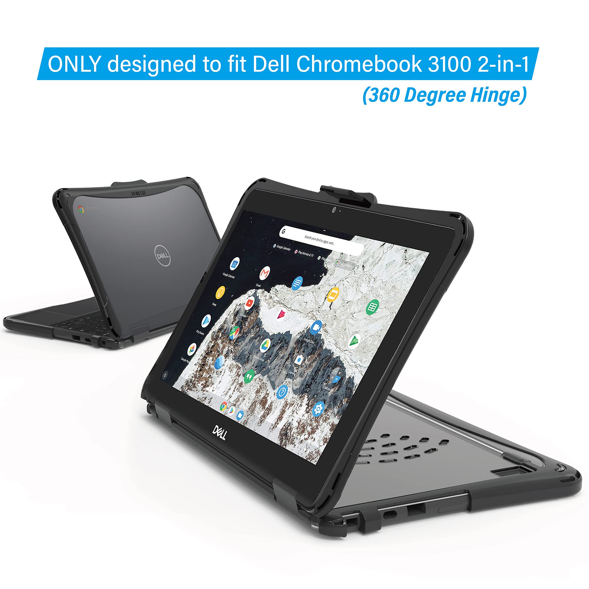 Amazon.com: IBENZER Hexpact Case for Dell 2 in 1 Chromebook 3120