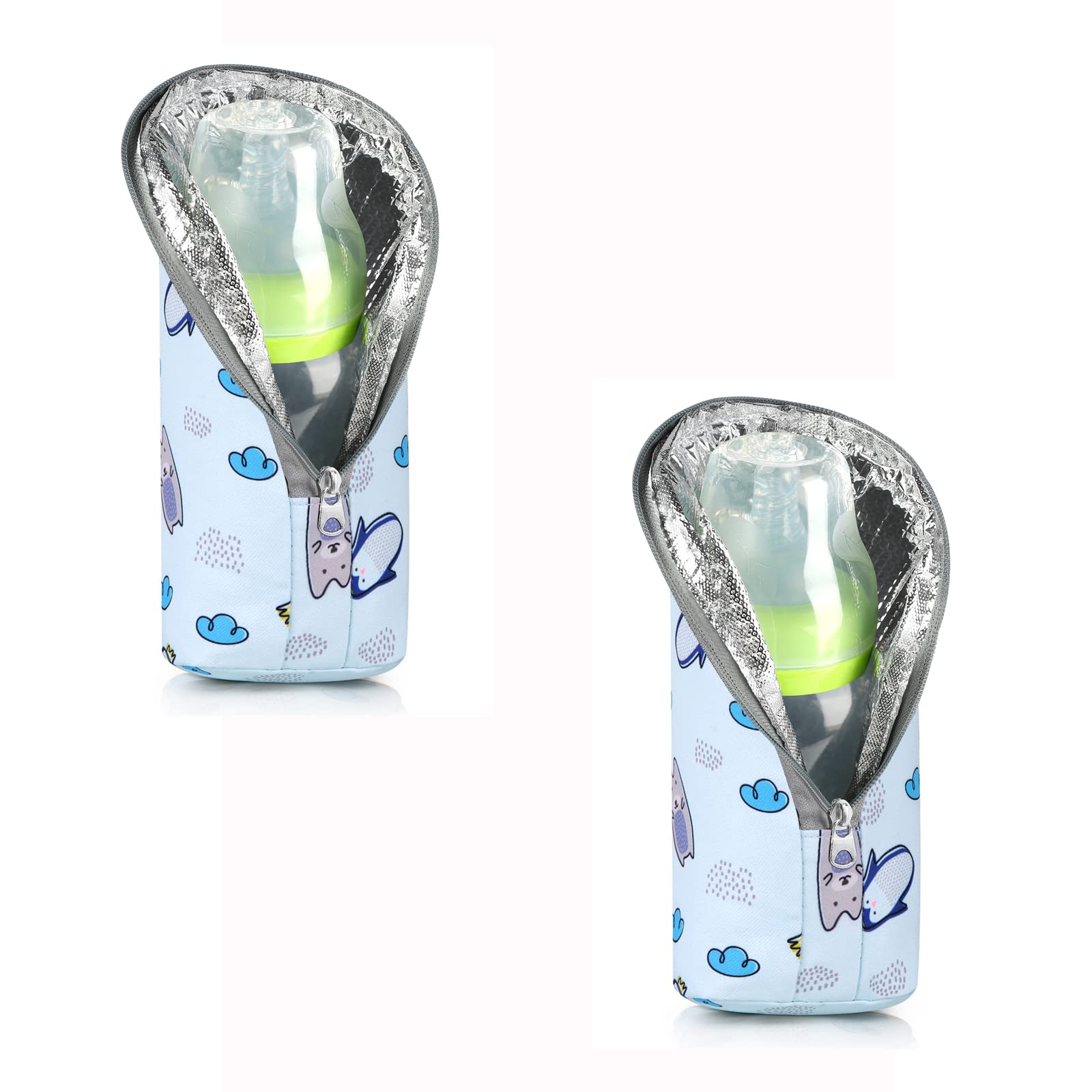 Accmor Baby Bottle Cooler Tote Bags, Insulated Breastmilk Cooler Bag, Nursing Bottle Cooler Warmer Bag for Nursing Mom Daycare Travel