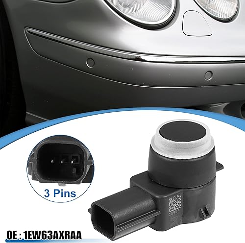Miniatura 2 de X AUTOHAUX 4 unids Parachoques de coche PDC Sensor de asistencia de estacionamiento inverso 1EW63AXRAA para Chrysler 300 2009-2014 para Dodge