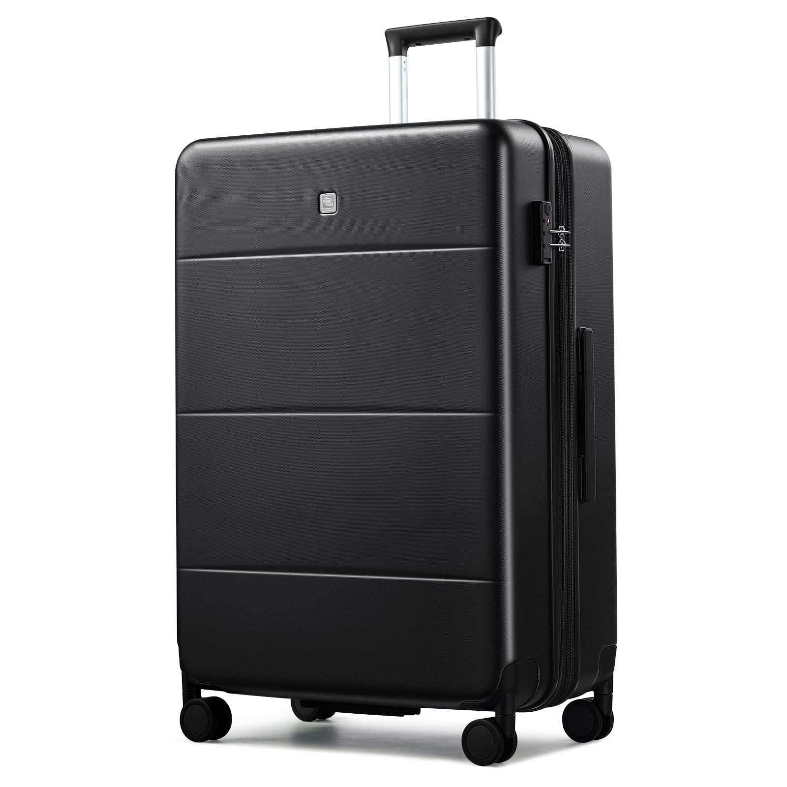 Hanke Expandable 26 Inch Luggage with Spinner Wheels, Hardside Large Suitcase, All-PC Hard Shell Travel Luggage, TSA Lock, Lightweight Durable Checked-Medium (Blackish Green, 93L) — view 17
