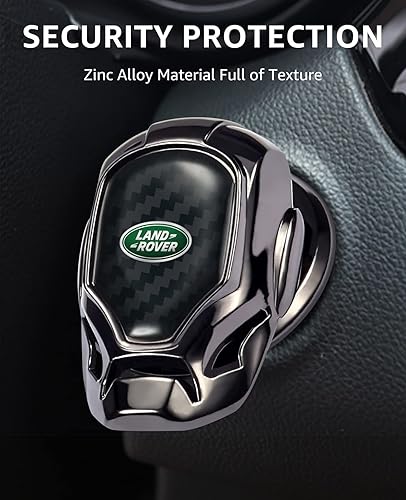 Miniatura 4 de Cubierta de metal para botón de motor de automóvil funda de botón de arranque y parada cubierta de botón de encendido del automóvil funciona con