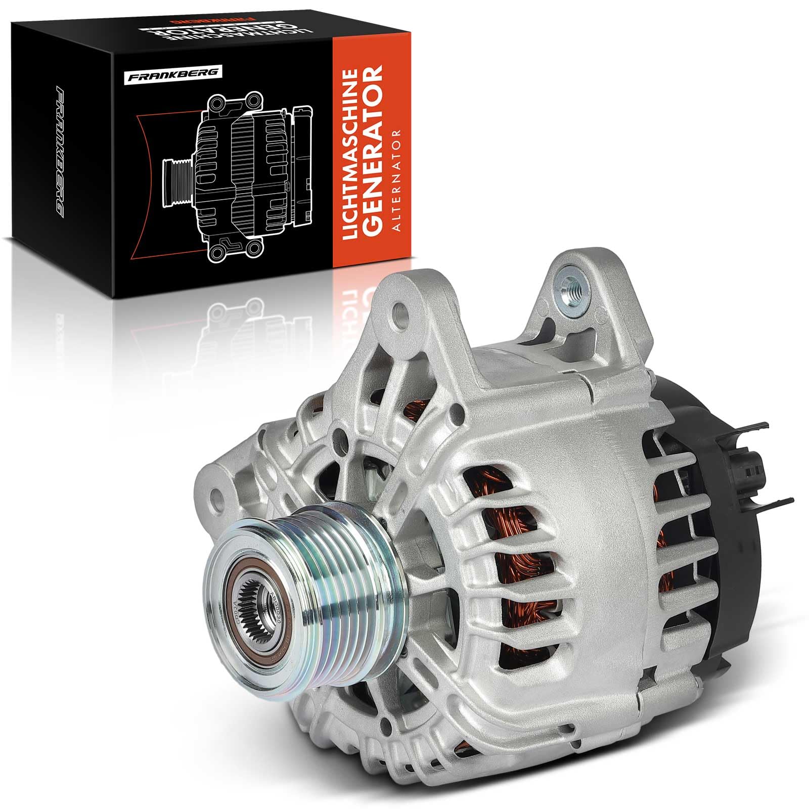 Frankberg Alternateur 120A TG12C124 | 120 A, TG12C124; Compatible avec: Scénic III JZ0/1, M.e.g.a.n.e IV Hatchback B9A/M/N, Logan I LS