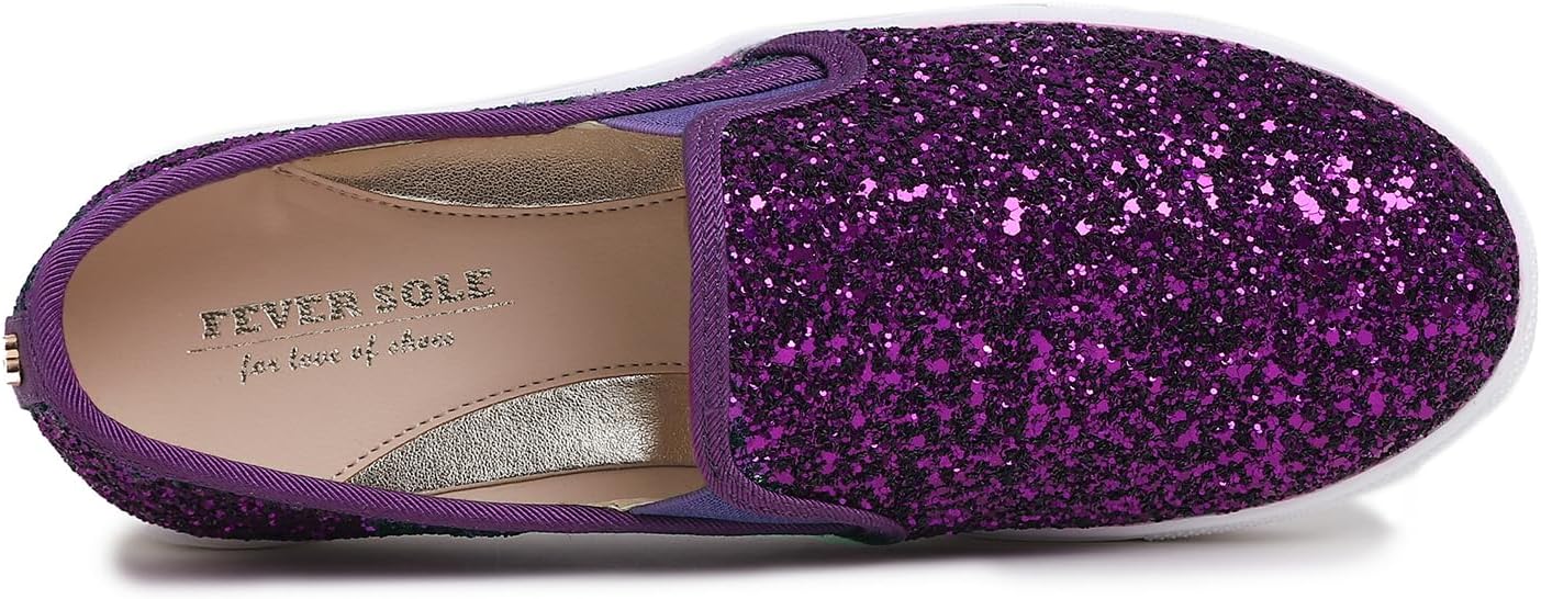 FEVERSOLE Women's Fashion Slip-On Sneaker Casual Flat Loafers - Image 2
