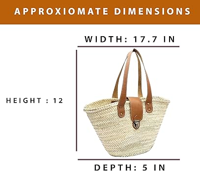 バッグ French Baskets Amazon.com: FRENCH BASKET straw bag with leather handles