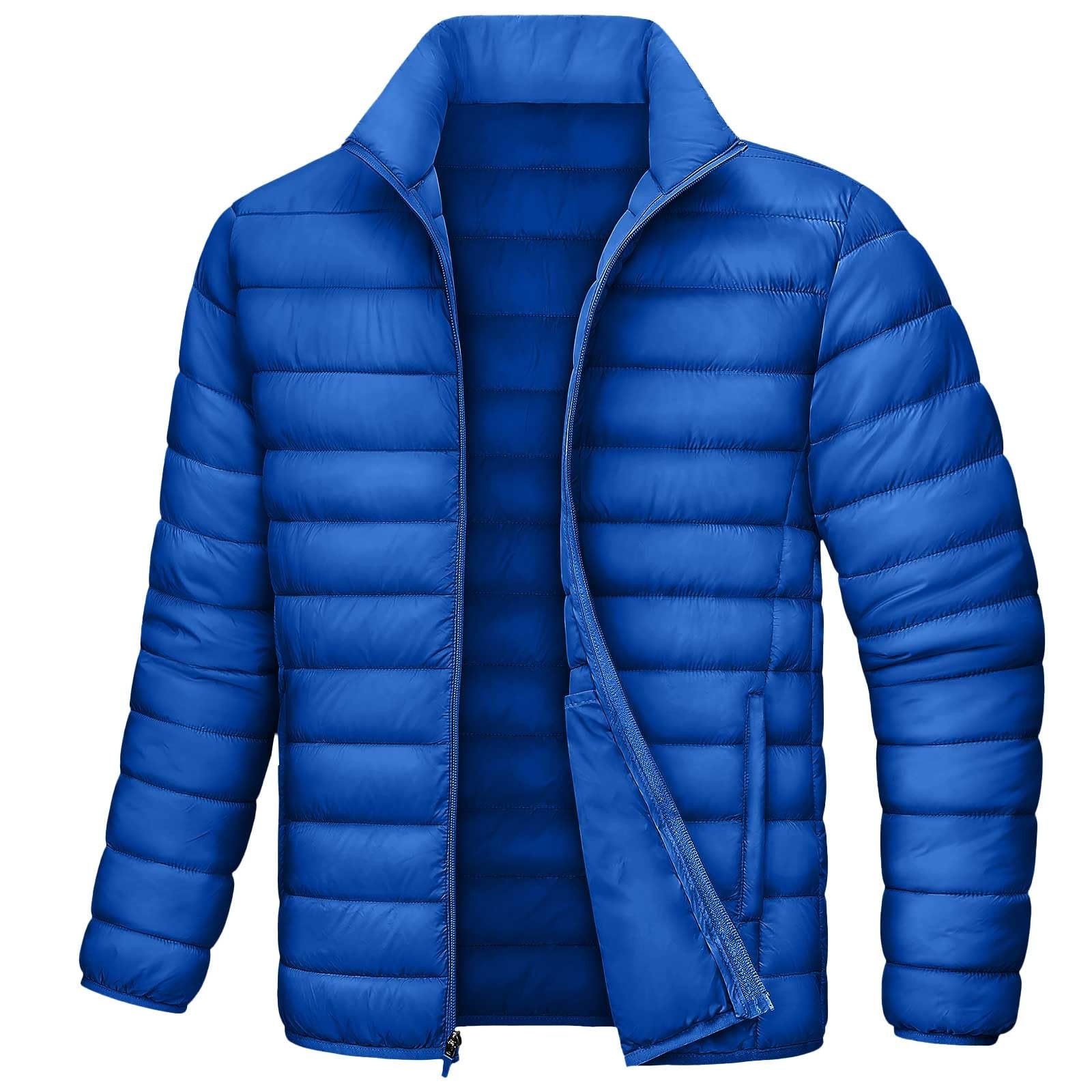 Giacca Di Tendenza Generisch Giacca Invernale Da Uomo Con Colletto Alto, Casual Barbour Outlet - 12