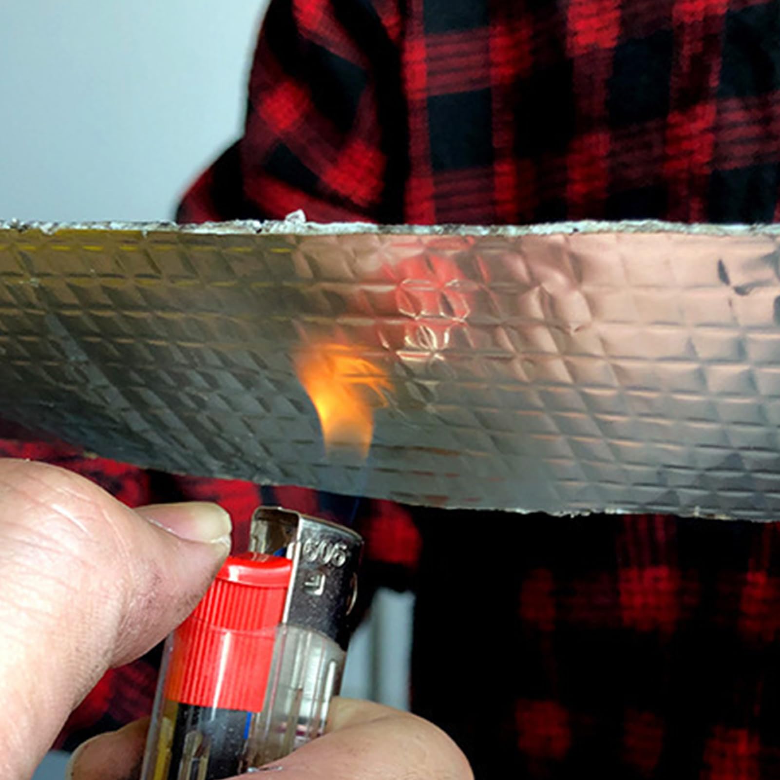 gooch Cinta de barrera de vapor, cinta de fontanería para fugas, cinta de sellado de butilo con fuerte adhesión, autoadhesiva, lámina de aluminio para reparación de autocaravanas, ventanas, silicona