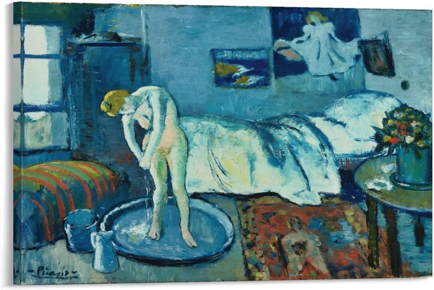 Amazon.co.jp: Pablo Picassoパブロ・ピカソ名画の数々ポスター『青い