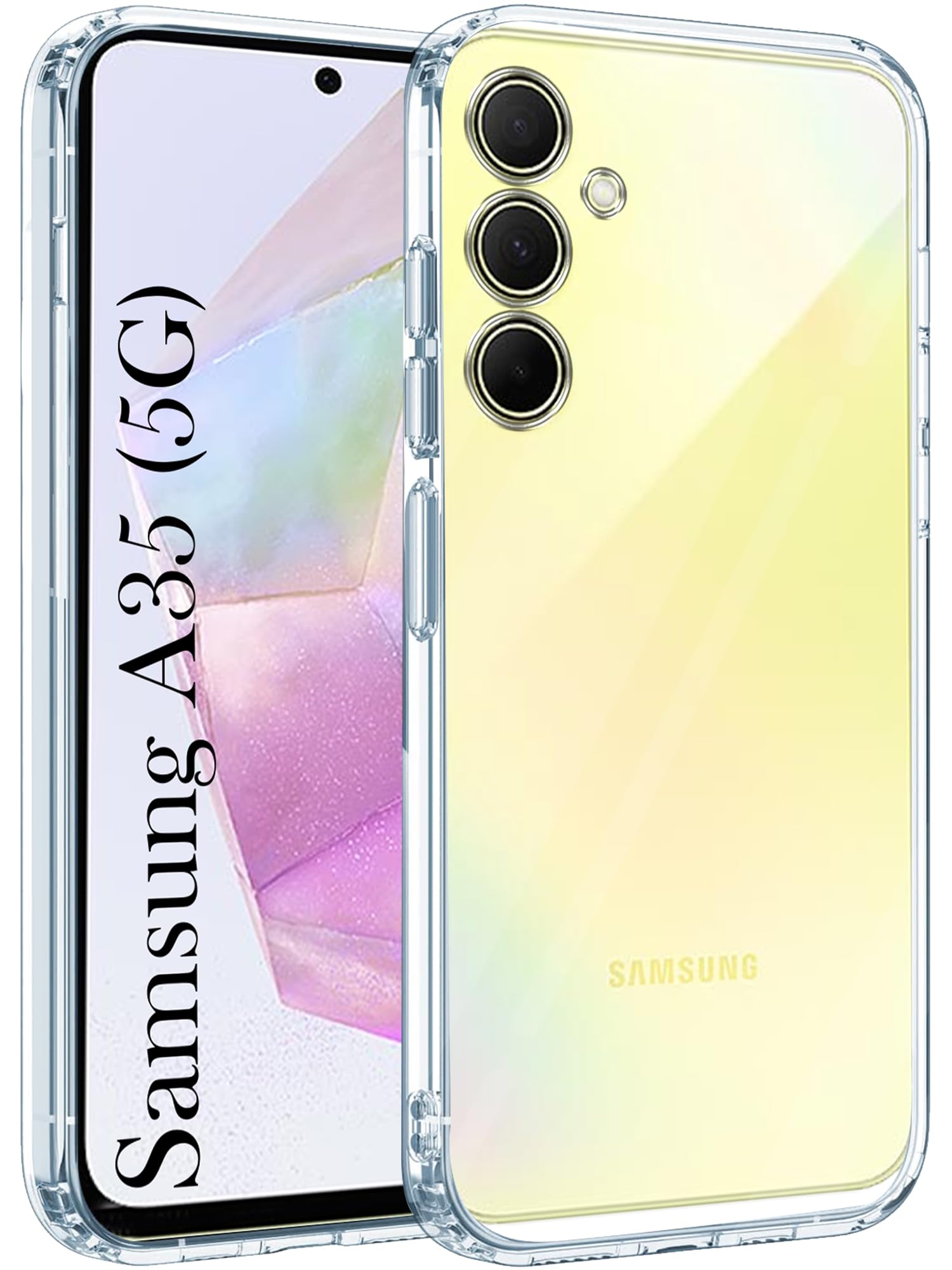 Jkobi Back Cover for Samsung Galaxy A35 5G (Silicone Clear Shockproof Case with Camera Protection | Soft and Flexible | Transparent) (B0D4219NM7) Amazon Price History, Amazon Price Tracker