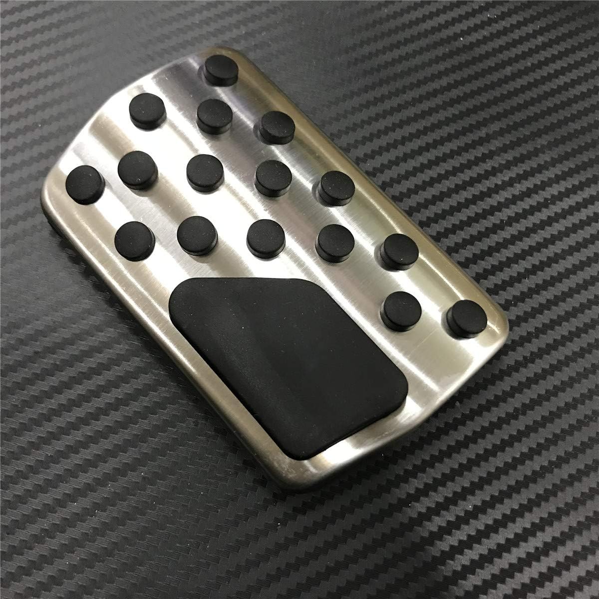 Compatible Car Pedal Cover, Replacement for Jeep Patriot 2011-2015, Stainless Steel Accessory Gas Brake Foot Rest Modified Pedals Pad