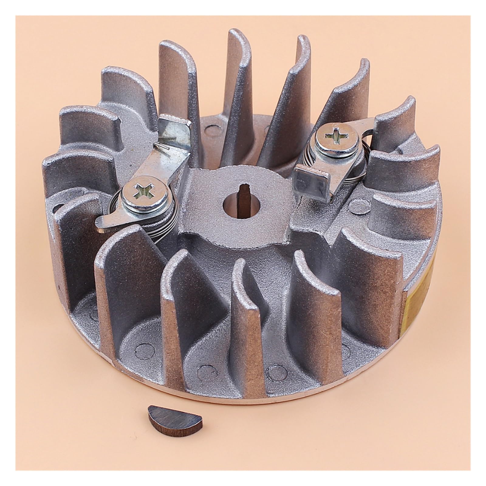 1 Juego de trinquetes de arranque de volante, llave Woodruff for H 142 142E 137 137E, piezas de repuesto de motosierra de arranque fácil 530059637