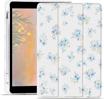Blue Blossom Case for iPad mini 7 A17 Pro / iPad mini 6