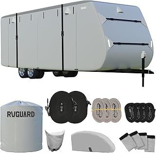 RVGUARD Waterproof RV Travel Trailer Cover