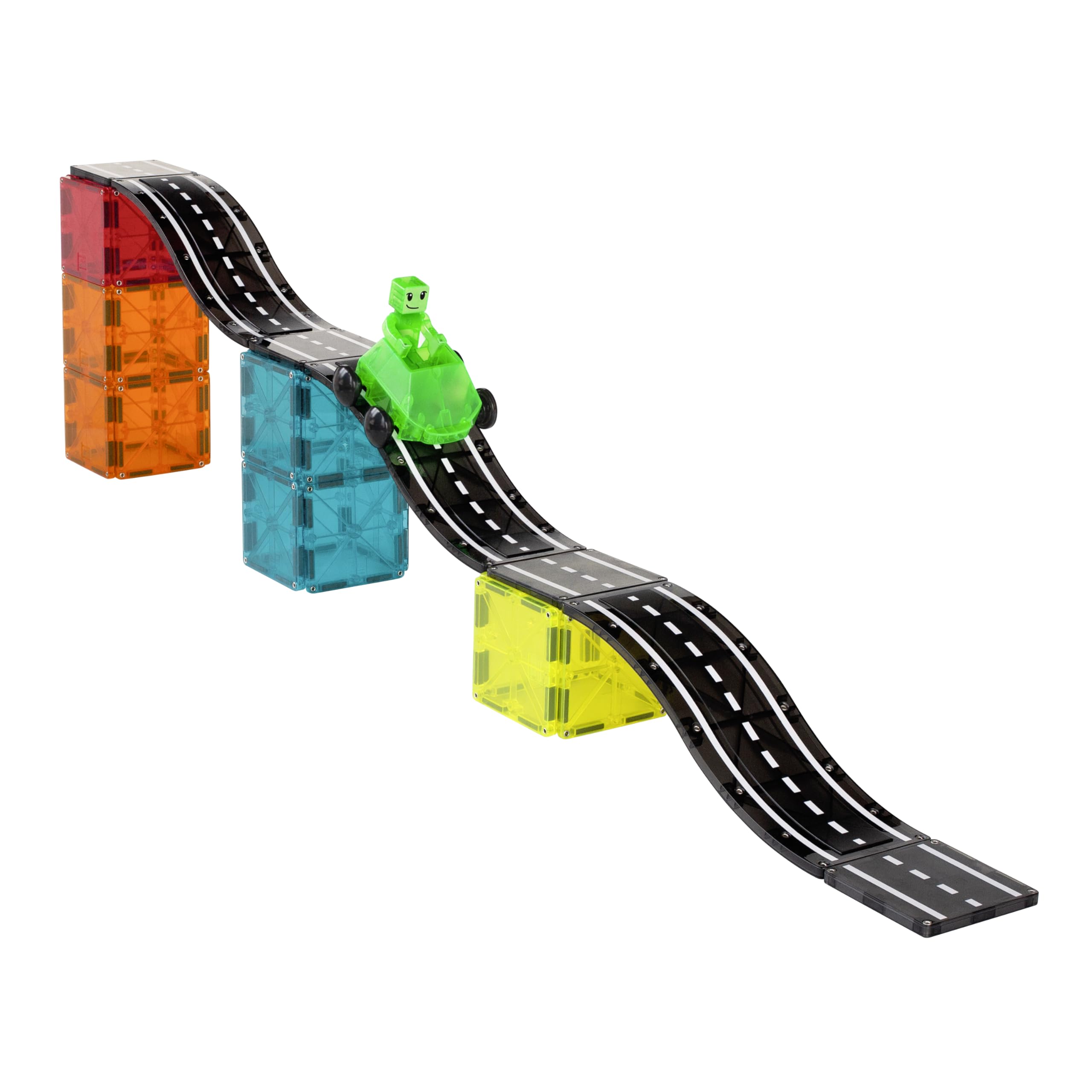 Magna-Tiles - Downhill Duo 40-Piece Set - Downhill 2er - 40 Teile