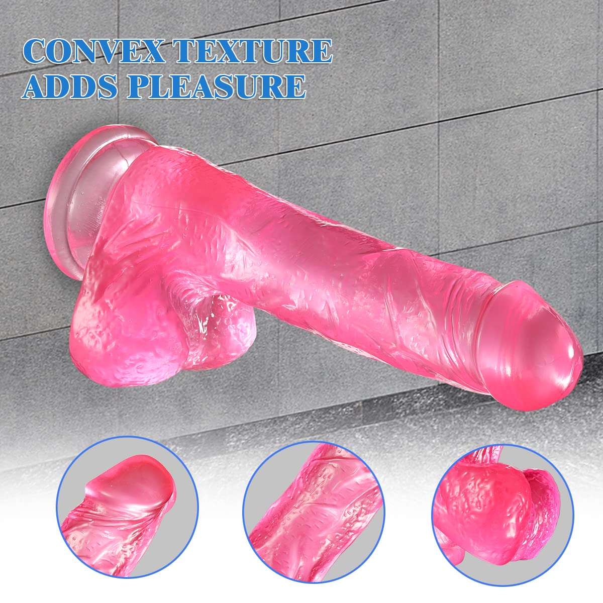 Realistische Dildos fhlen sich an wie Haut, durchsichtiger Dildo mit  Saugnapf fr freihndiges Spielen, krpersicheres Material und Sexspielzeug  fr Erwachsene fr Frauen (Rosa, 5.9In*1.25in) : Amazon.de: Drogerie &  Krperpflege