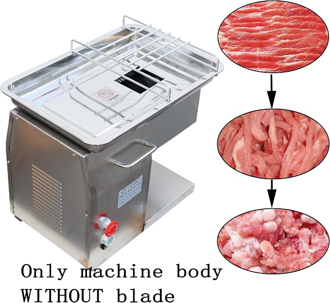 Cuerpo cortador de carne de acero inoxidable para máquina QX 110V miniatura 7