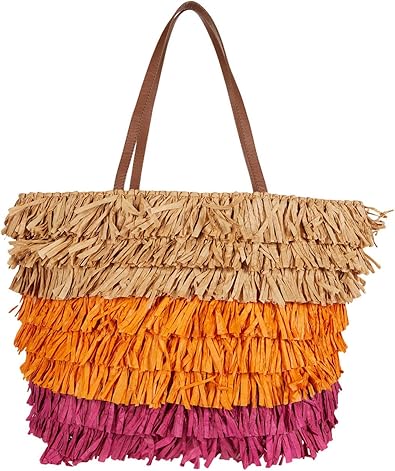 large straw purse