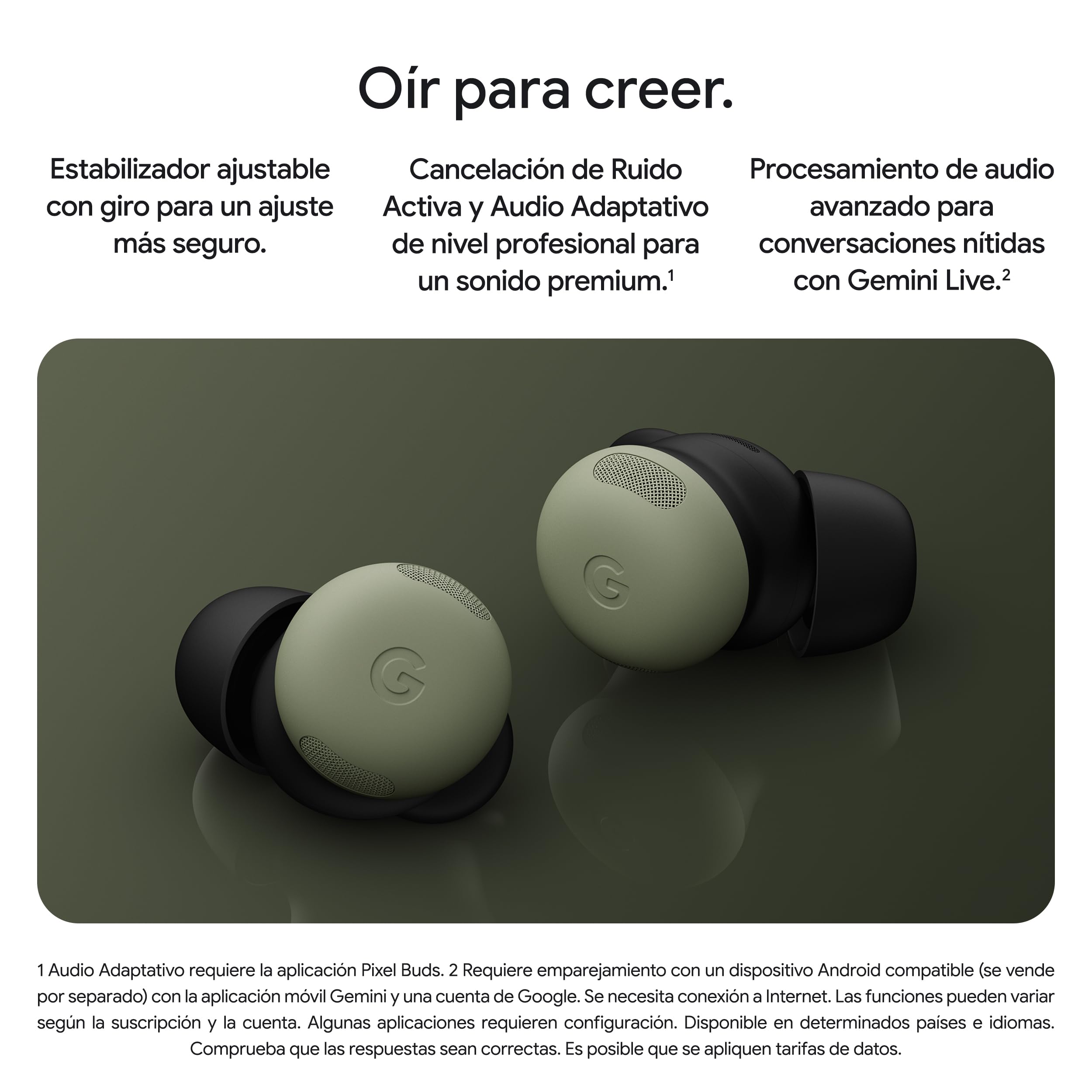 Google Pixel Buds Pro 2 - Auriculares de botón inalámbricos con