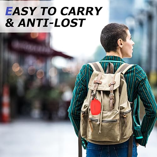 Miniatura 7 de Funda compatible con Sony WF-1000XM5, funda protectora de silicona para auriculares inalámbricos Sony XM5, LED frontal visible (rojo)