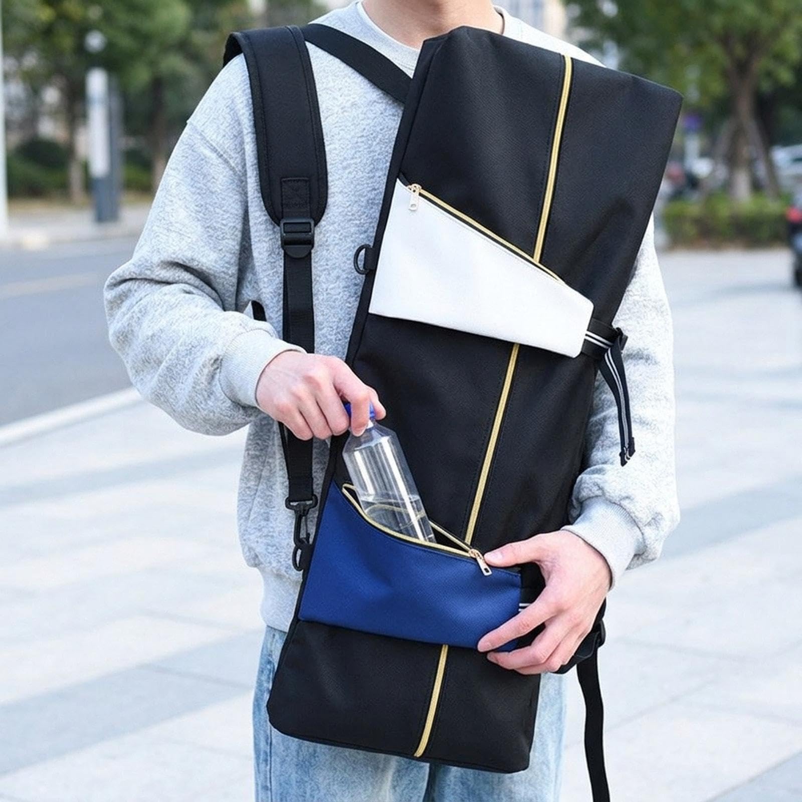 predolo à Dos de Skateboard, de Transport, Pochette de, Organisateur de Rangement pour Accessoires de Protection