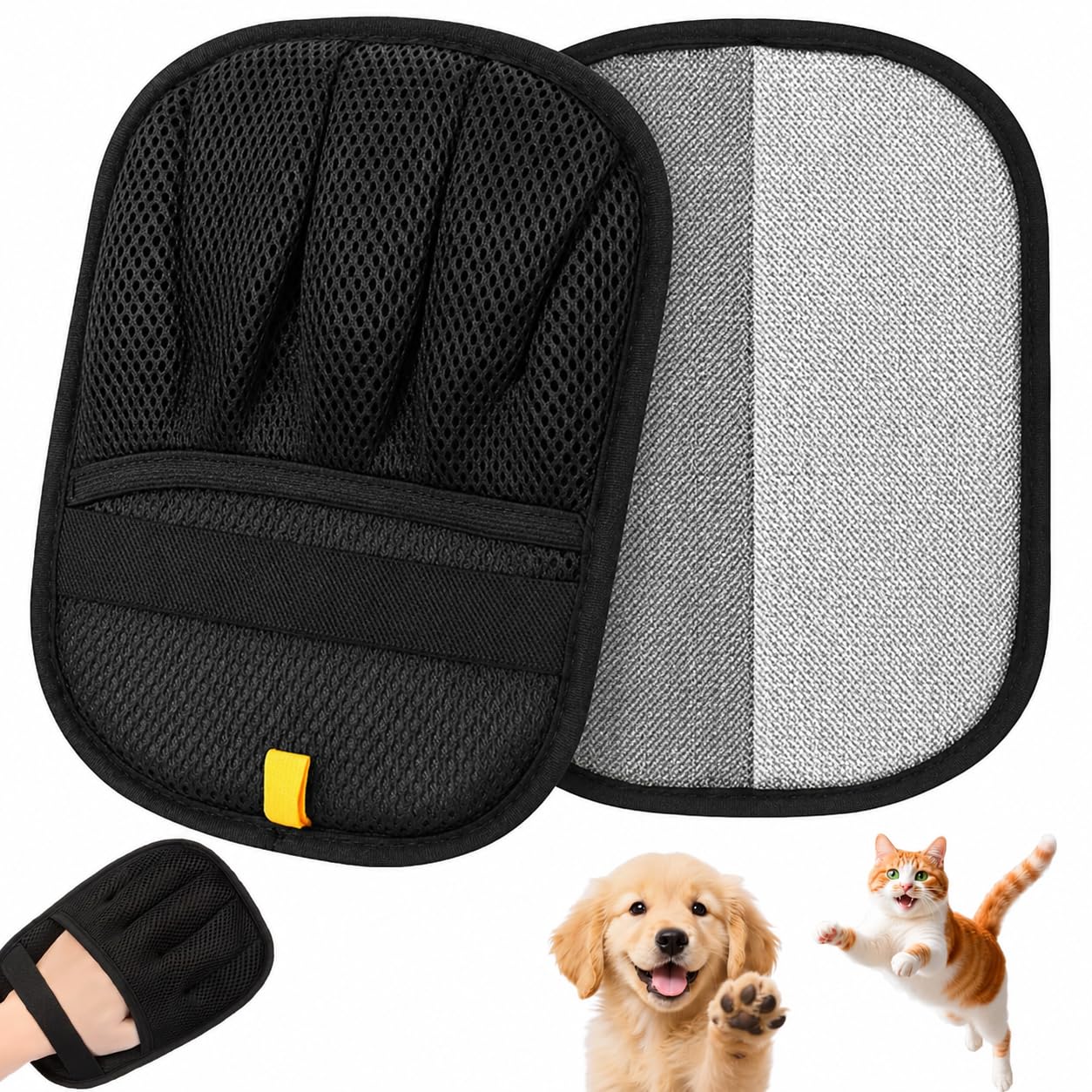 ShenBay FT Pet Hair Remover Glove for Cats & Dogs, Clothes Sofa Car