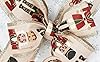 Wired Ribbon 2.5 inch, Christmas Wired Edge Ribbons Glitter Nutcracker Ivory Satin Toy Soldier for Gift Wrapping Christmas Tree Decoration Crafts Wreaths Supplies-Continuous 10 Yards #5