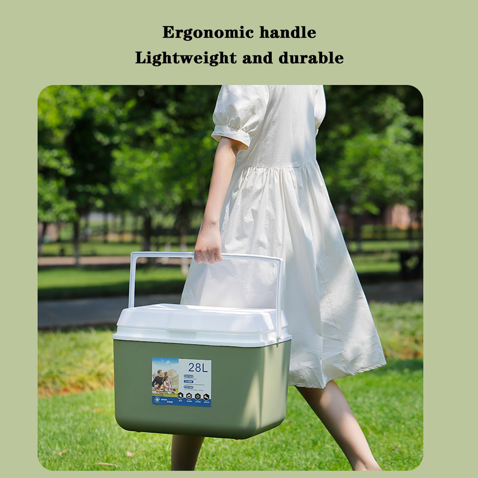 Récipients isothermes pour Aliments et Boissons, 6L~28L, différentes Tailles Disponibles, adaptés au Camping en Plein air