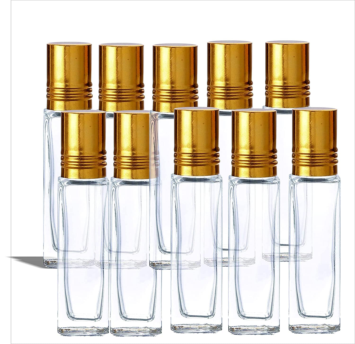 hunky dory 48pcs 6ml Empty Reusable Essentail Oil Roll on Glass Bottles For Beauty Use-picture-40
