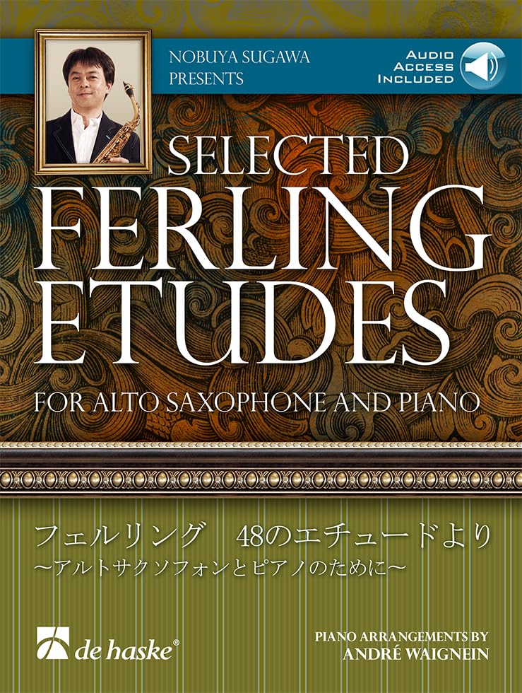 Franz Wilhelm Ferling-Selected Ferling Etudes-Altsaxophon-BOOK+AUDIO-ONLINE