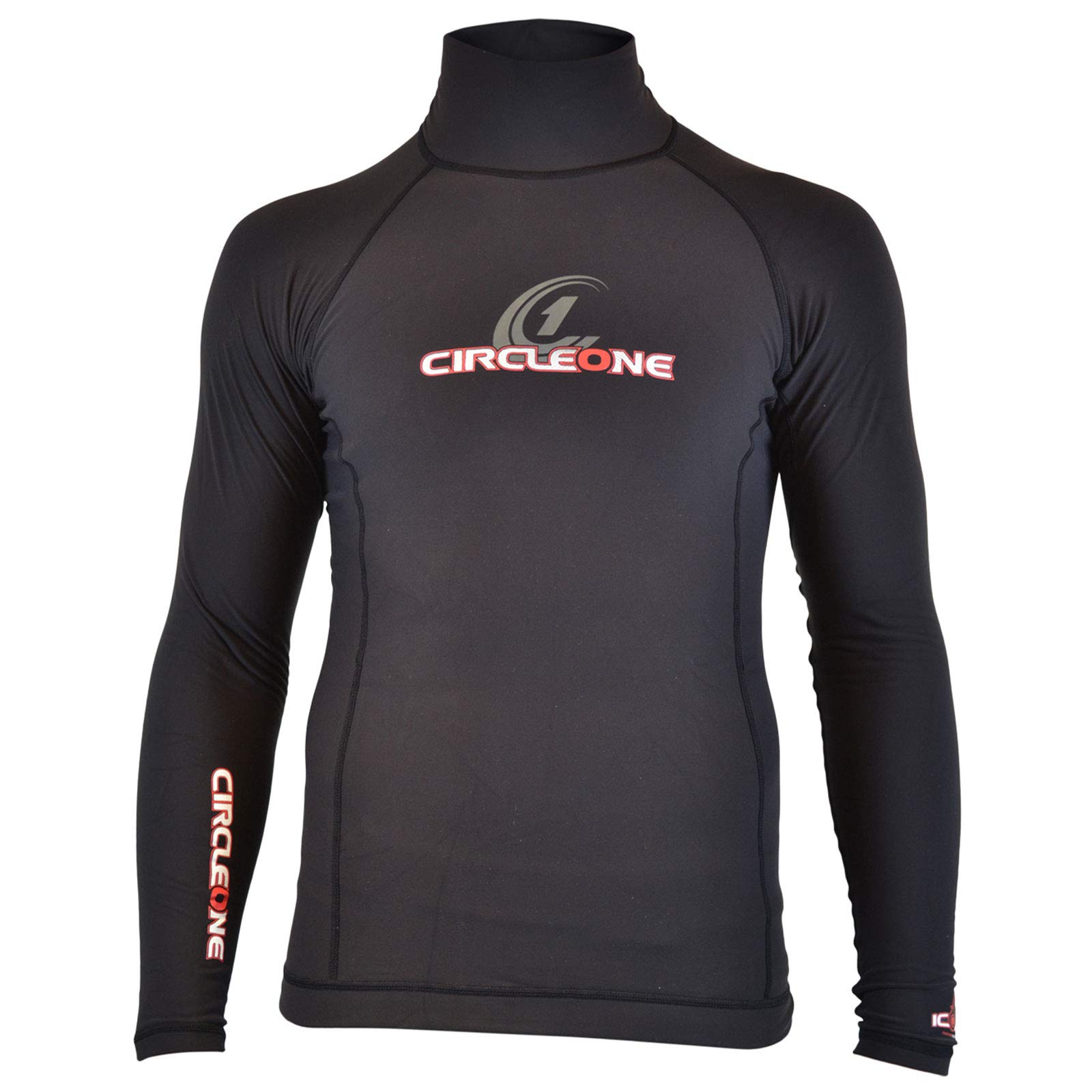 Circle One Adults Thermal Vest Long Sleeve T-Shirt - Black, Medium