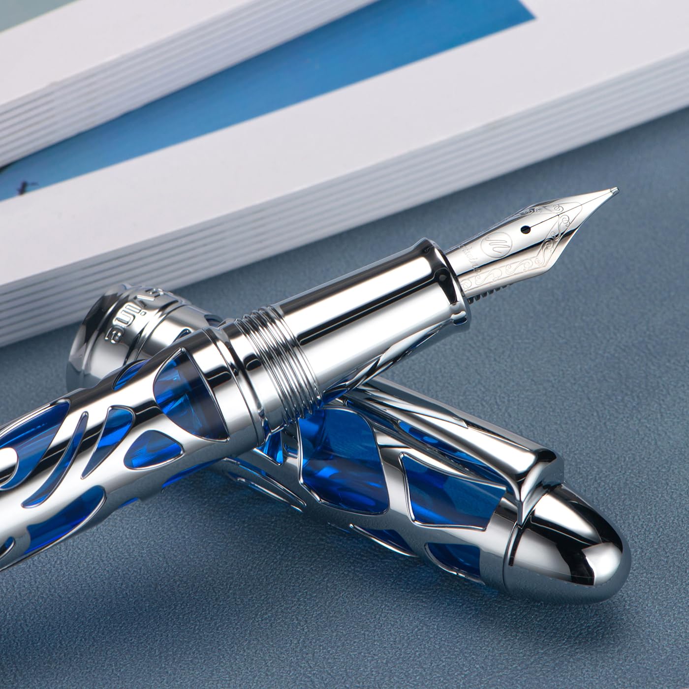 ペン先のみ Amazon | Asvine 万年筆 交換用 ペン先 シルバー #6 細字 V169