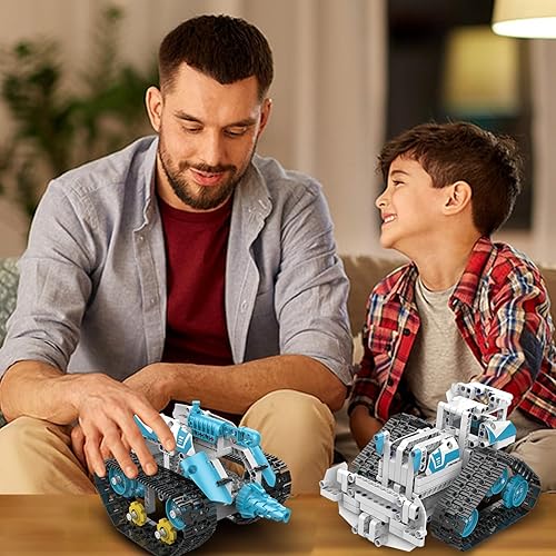 Miniatura 5 de Technique - Juego de construcción de automóviles, kits STEM para niños de 8 a 10 años, 11 a 16 años, control remoto 5 en 1 y control por aplicación
