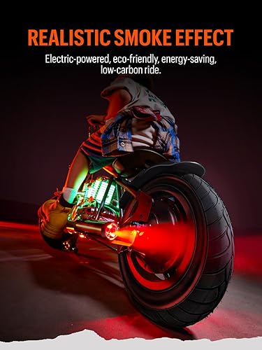 Miniatura 6 de Hyper GoGo Bicicleta eléctrica para niños bicicleta eléctrica para niños con luces ambientales coloridas, 3 modos de velocidad de hasta 10 MPH, 60