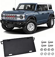 Vista 9 de 2 PCS Marcos de Matrícula Mate de Aleación de Aluminio Portacubiertas de Matrícula Compatible con Todas las Cubiertas Universales de Matrícula