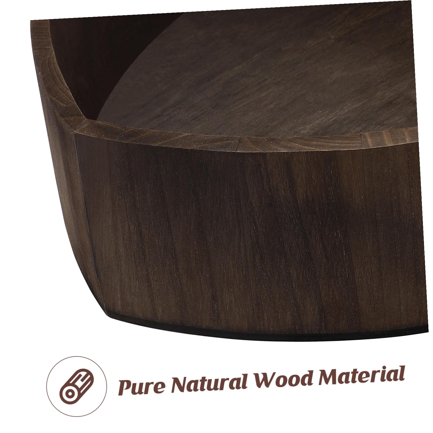 Cesta de Madera en Forma de Corazón para Fotos de Bebés