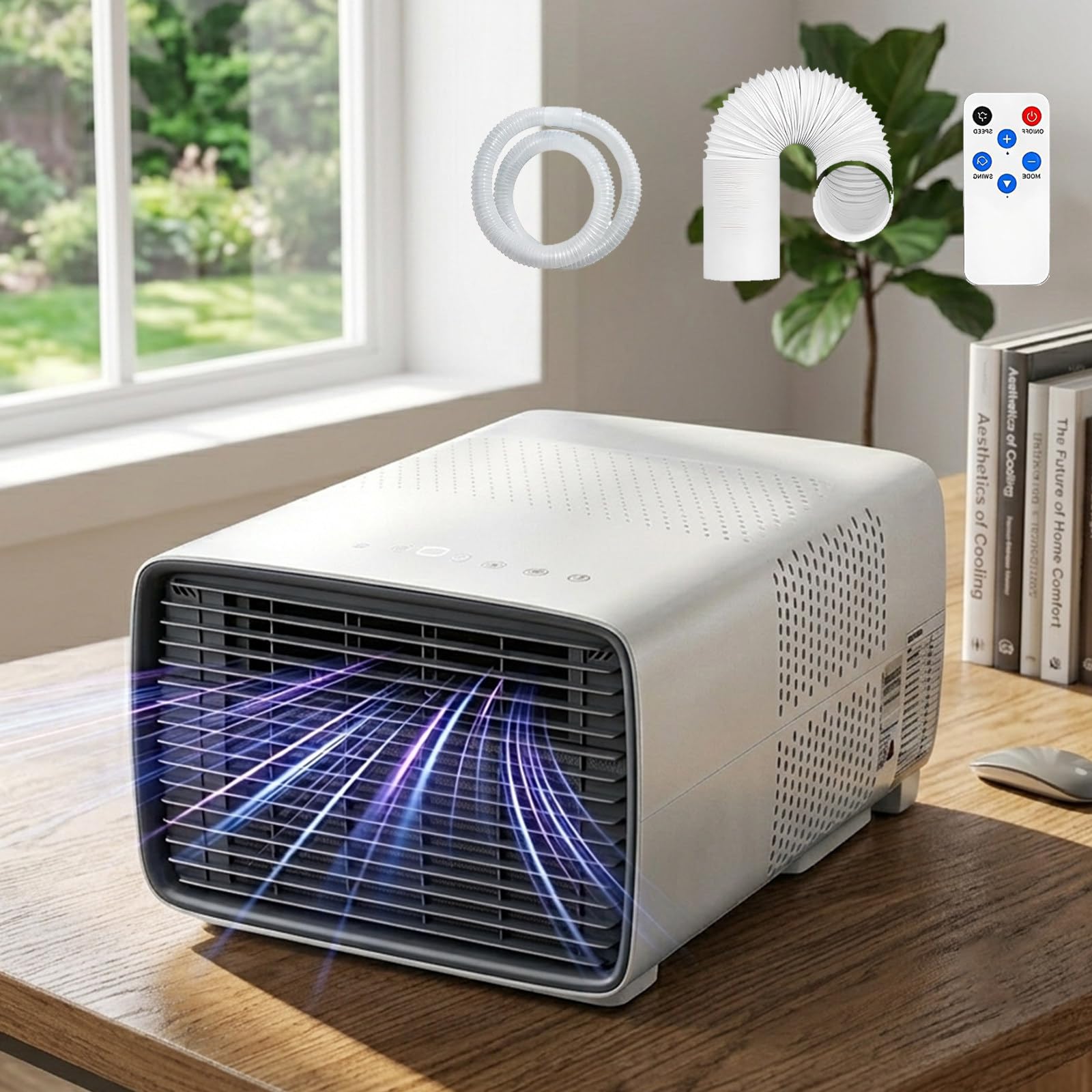 Mobile Outdoor Air Conditioner, 2700 BTU Fast Cooling Camping AC Unit