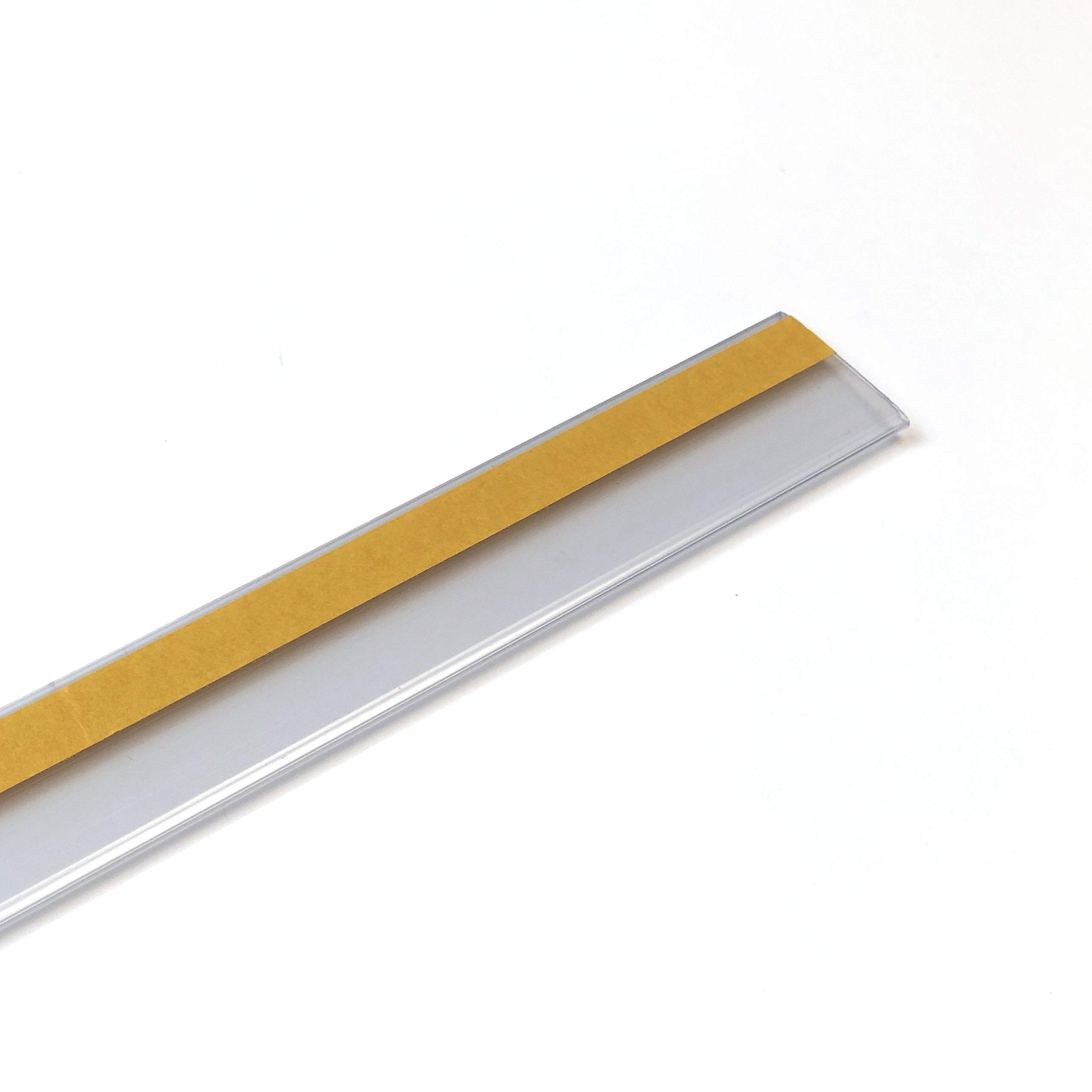 PACCO 50 etichette adesive 1 metro, 30mm trasparenti. Etichette prezzo negozio, porta prezzo scaffale