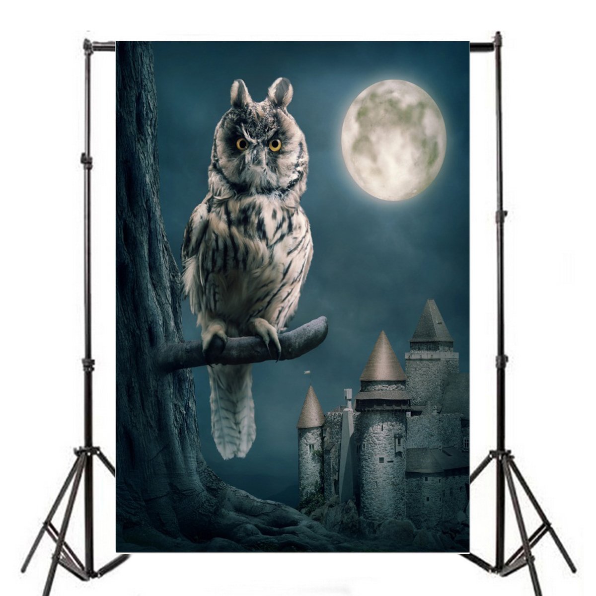 Amazon | Qinunipoto 背景布 ハロウィン happy halloween 写真撮影用