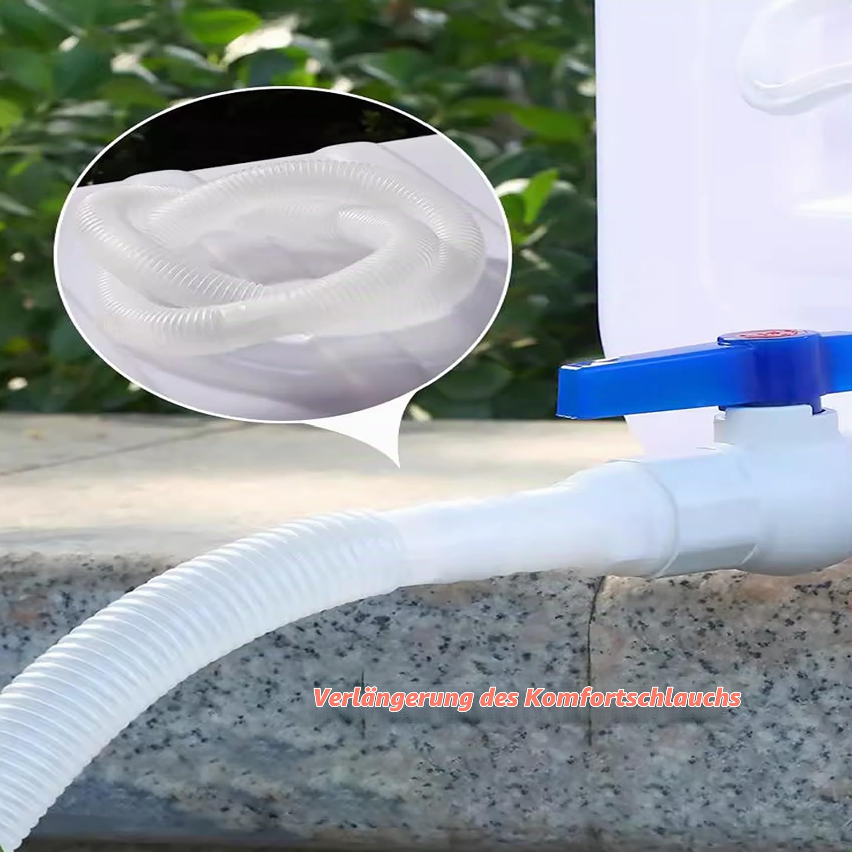 Hdpe-wasserspeichertank Mit Lebensmittelqualität | 25l-200l-kapazitäts-notfall-wasserspeichertank | Hochleistungs- Und Durchlaufdichtes Plastikwassertank | Mehrzweck Für Zuhause, Farm, Outdo(Size:50L)