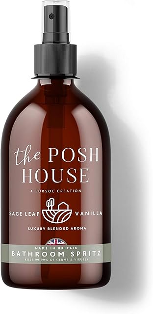 The Posh House Bathroom Spritz Anti Bacterial Disinfectant Spray, 500ml