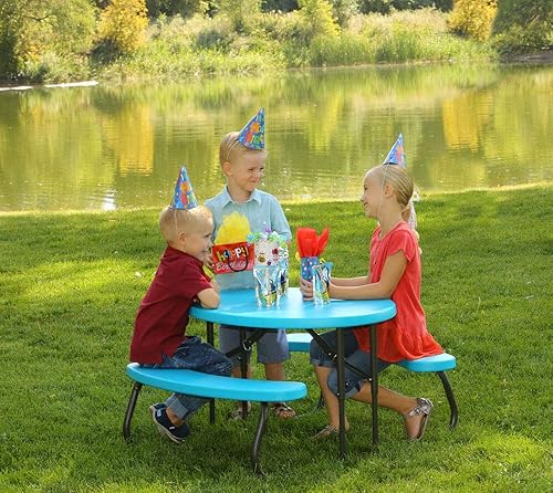 Miniatura 3 de Lifetime Childrens Picnic Table - Glacier Blue
