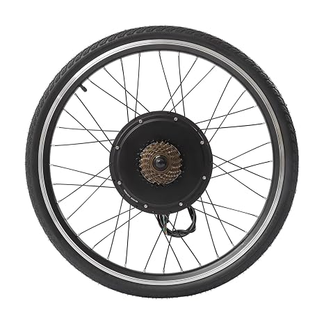26 Inch 48V 1000W Rear Wheel Electric Bicycle Conversion Kit, Electric Bike Rear Wheel Hub Motor, Rears Wheel Electric Bicycle Motor Kit