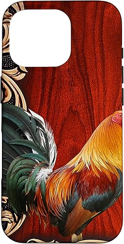 Vista 52 de Funda para iPhone 13 Pro Max Rooster wood - ROOSTER-PC