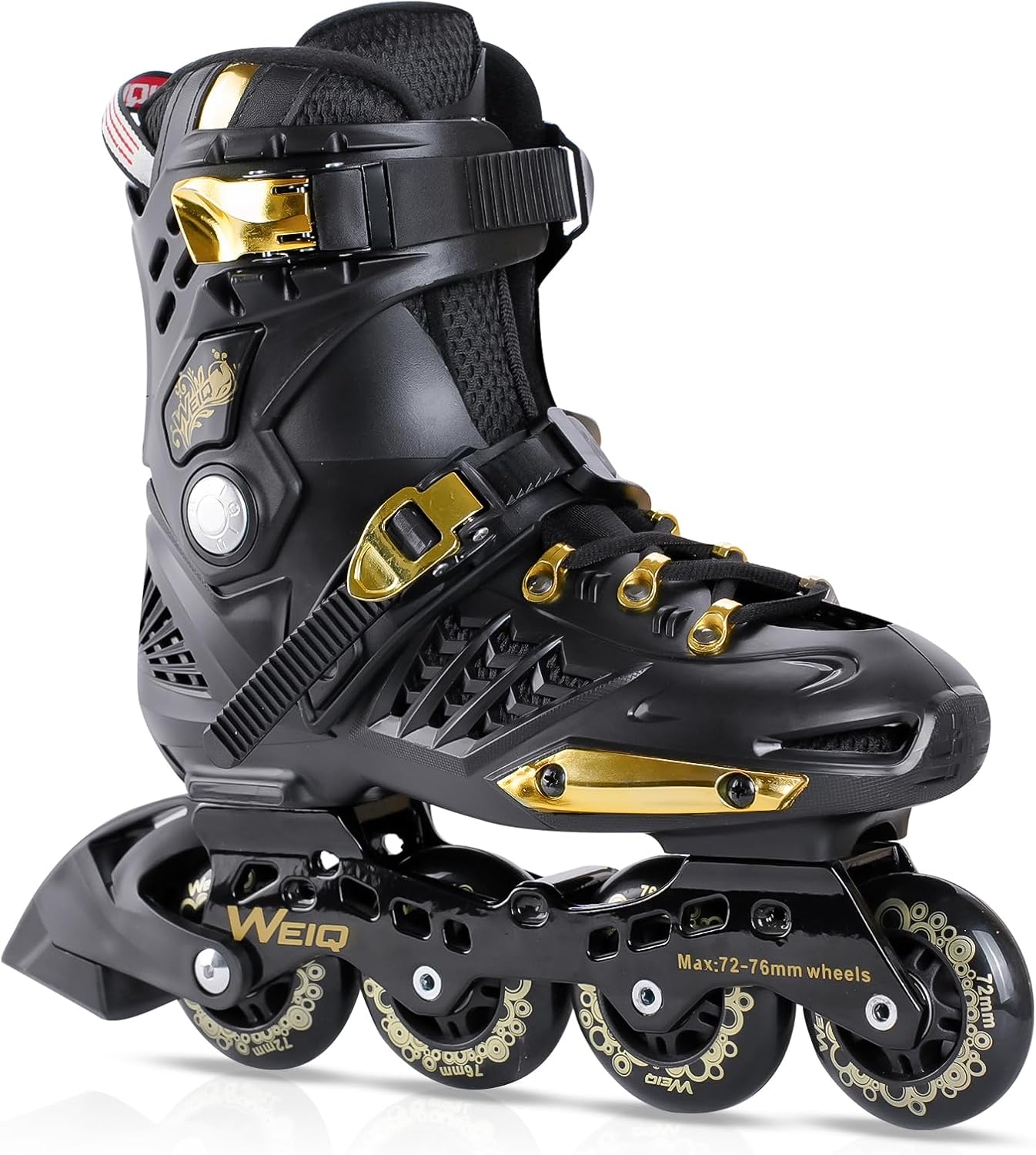Inline Skates for Women and Men, Fitness Professional Roller Skates Blades Adult, High Performance Outdoor Inline Speed Skates Unisex, Beginner Free Aggressive 4-Wheel Racing Skates
