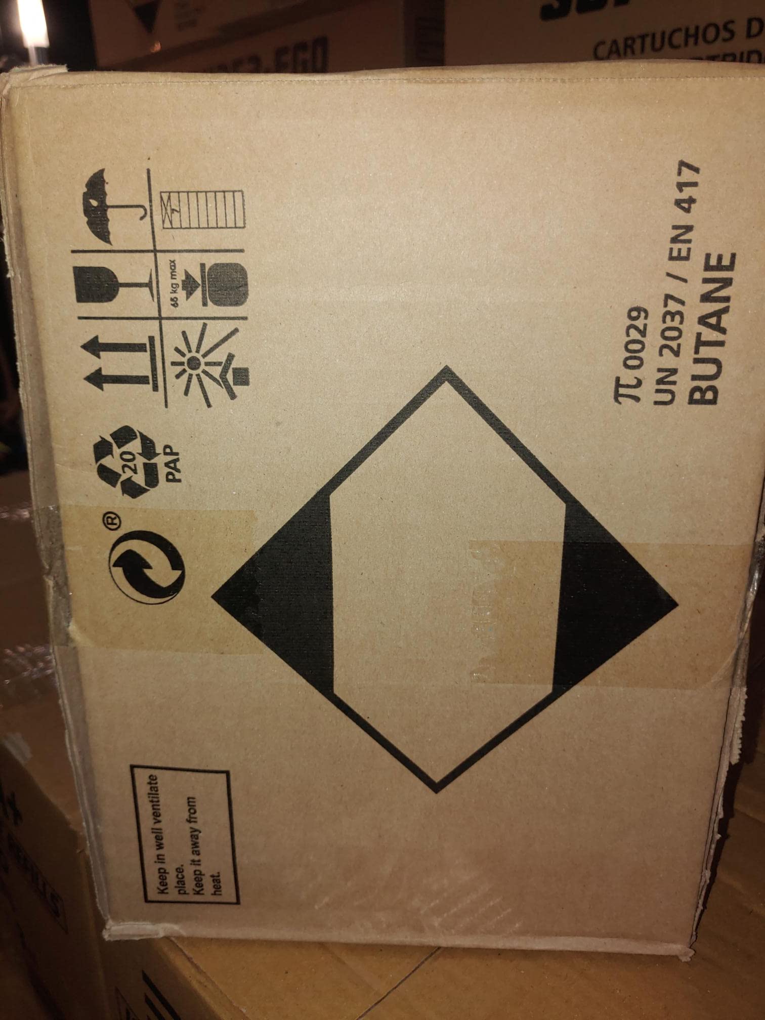 Caja 28 Cartuchos de Gas Super Ego 227g para Camping, hornillo, Quemador, soplete, Estufa poratil etc,
