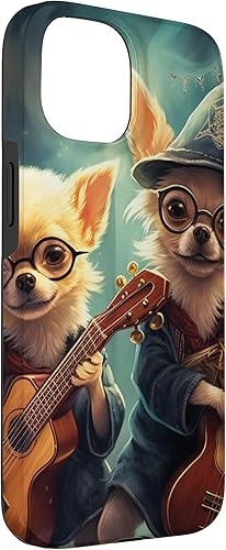 Miniatura 9 de iPhone 14 Chihuahua Mago Guitarristas, Chihuahua Dog, Estuche Guitarrista Mágico